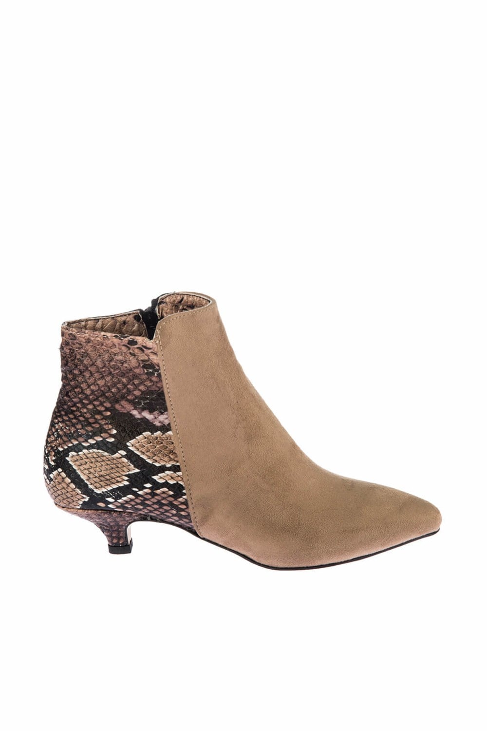 Fox Shoes Vizon Yılan Kadın Bot E860001002
