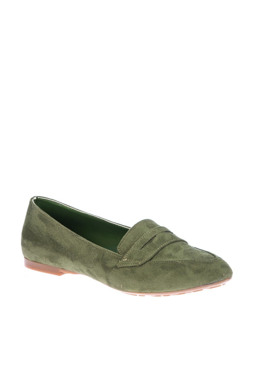 Fox Shoes Yeşil Kadın Babet D290092602