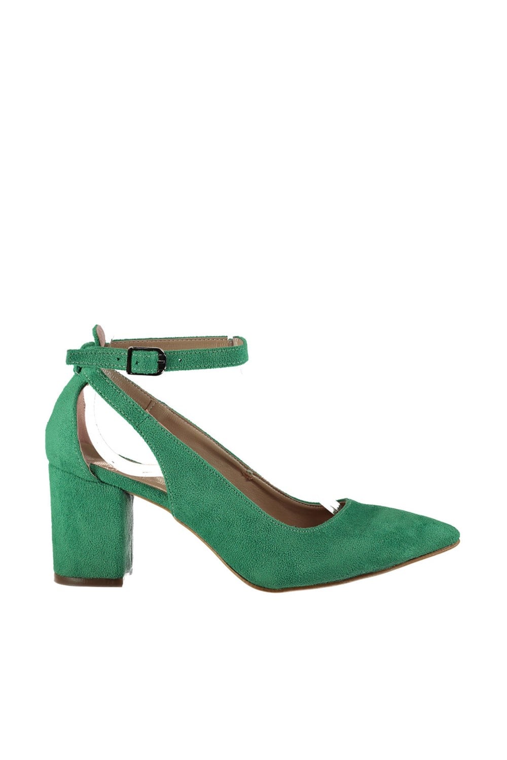 Fox Shoes Yeşil Kadın Topuklu Ayakkabı D922223602