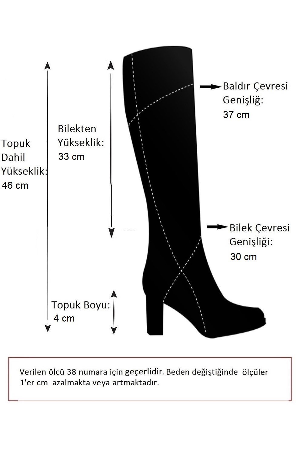 Fuşya Süet Kalın Tabanlı Günlük Kadın Çizme N726147702