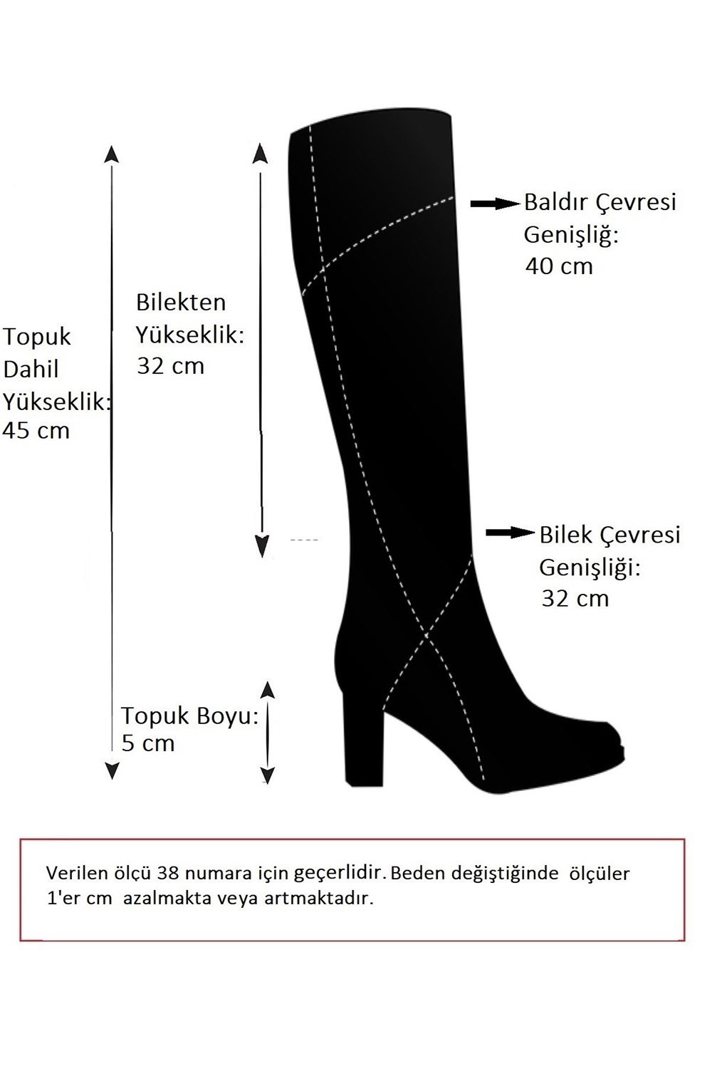 Haki Süet Gizli Dolgu Topuklu Kadın Çizme E735051702