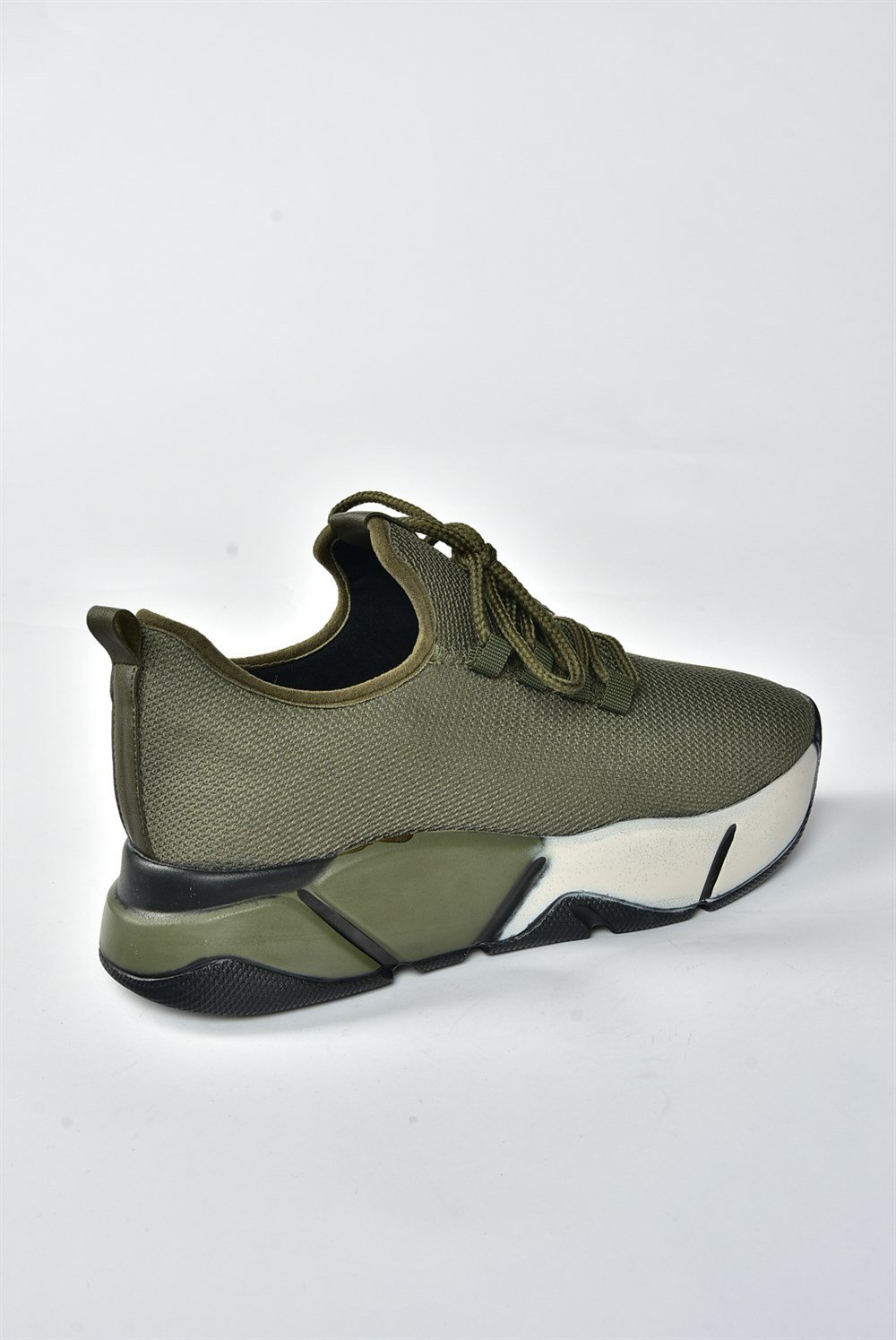 Haki/Haki Kumaş Kalın Tabanlı Kadın Spor Ayakkabı M848440004