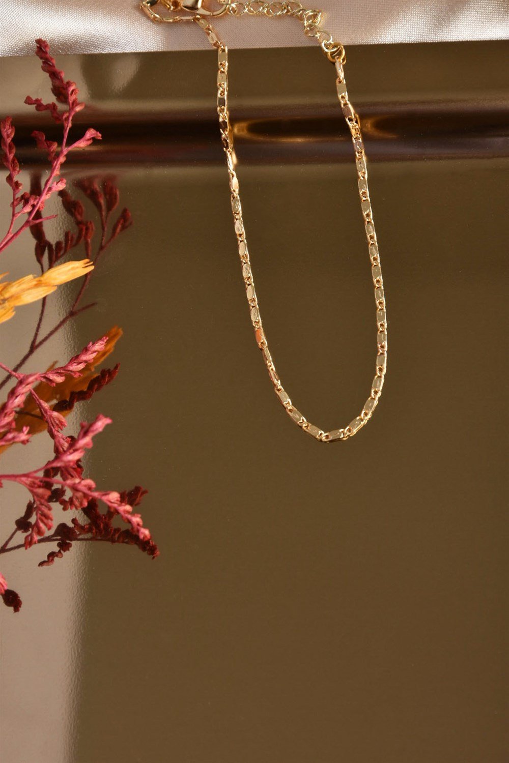 İnce Altın Zincir Halhal KA021116