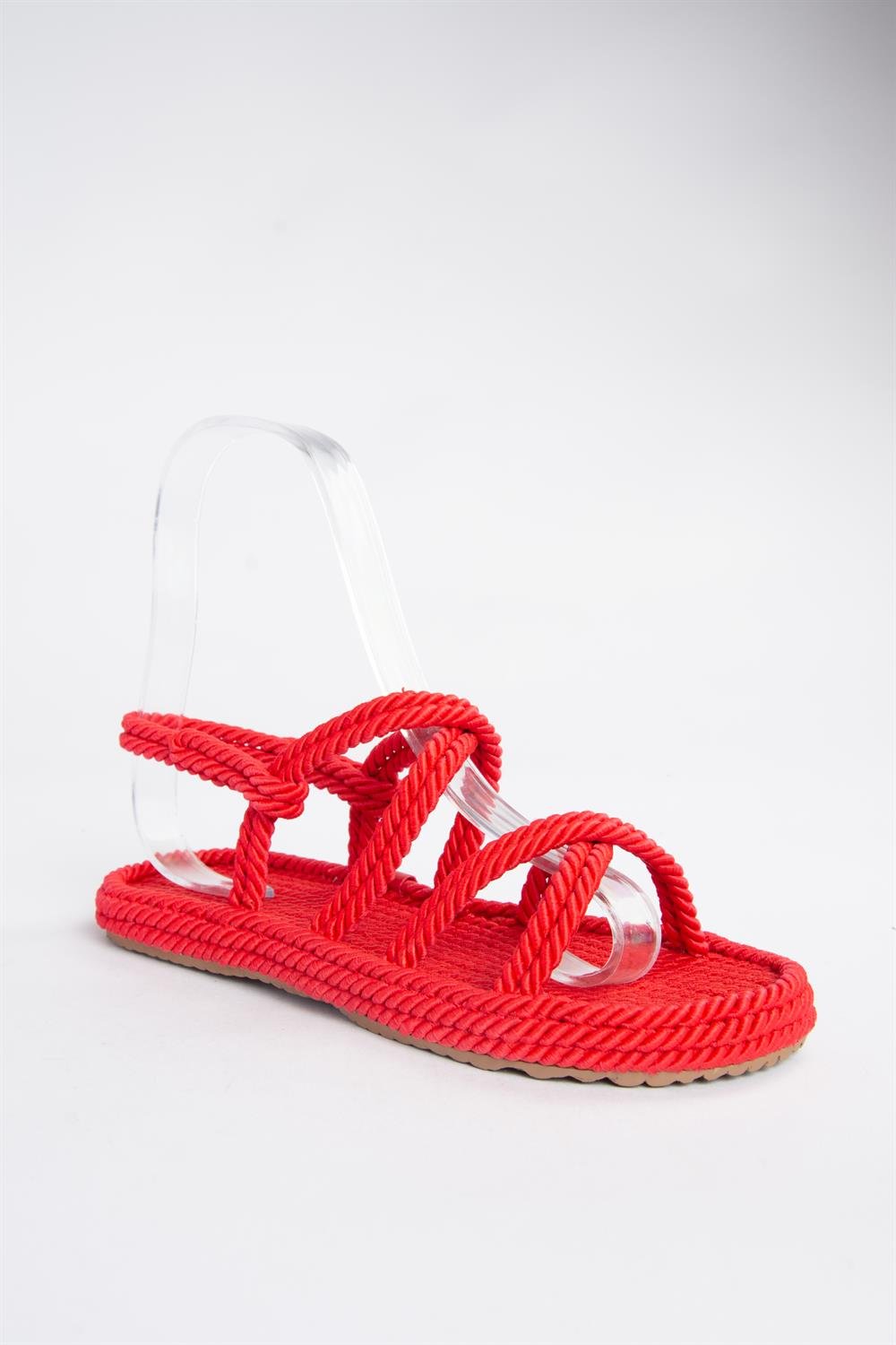 Kırmızı Kadın Sandalet H596011704