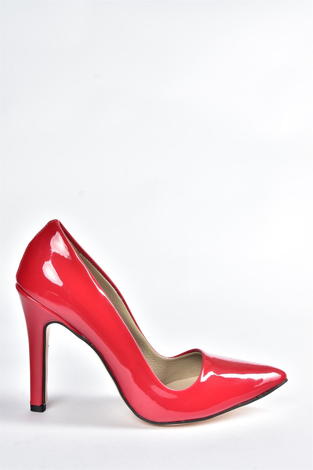Kırmızı Rugan İnce Topuklu Kadın Stiletto L253971508