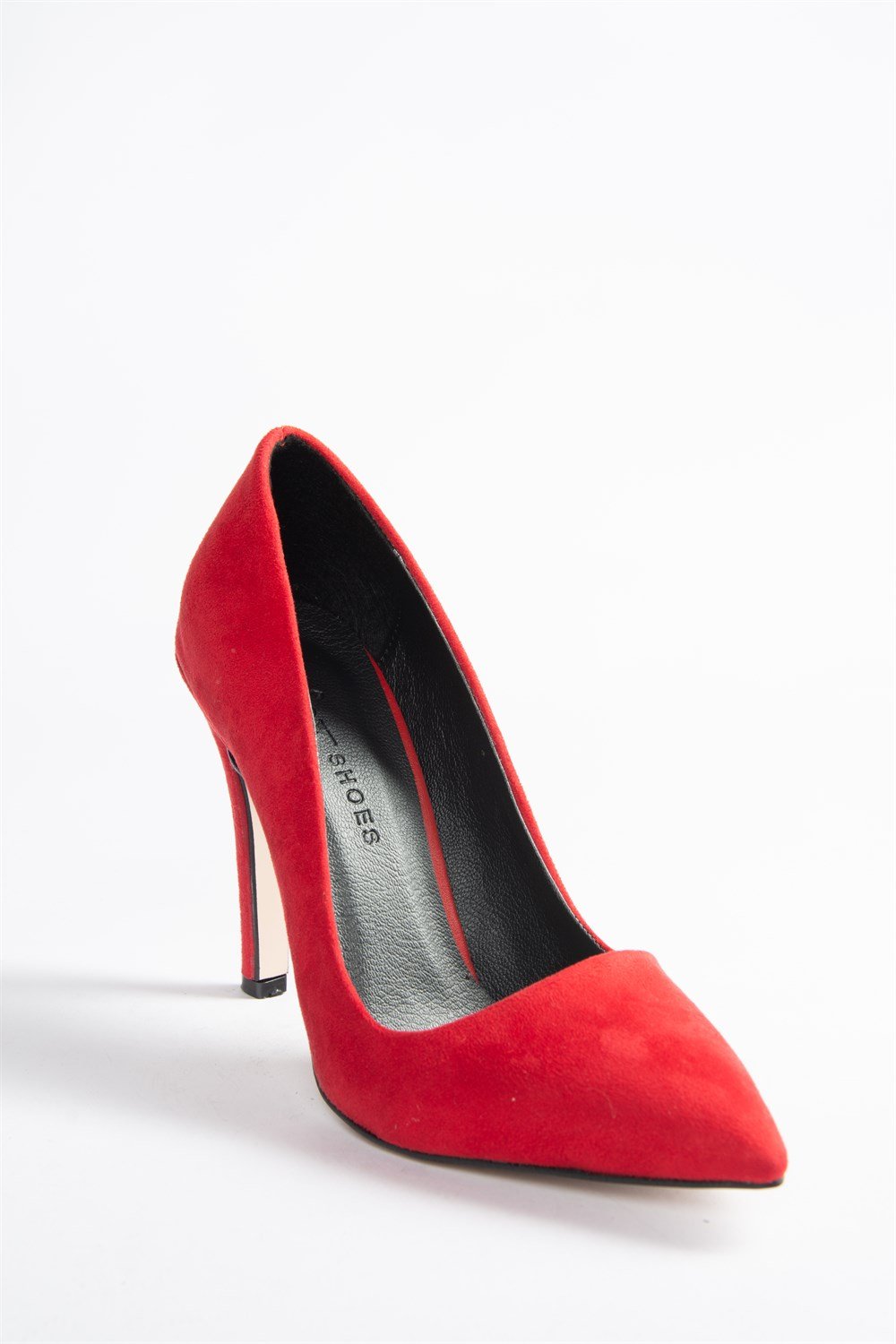Kırmızı Süet Kadın İnce Topuklu Stiletto L253971502