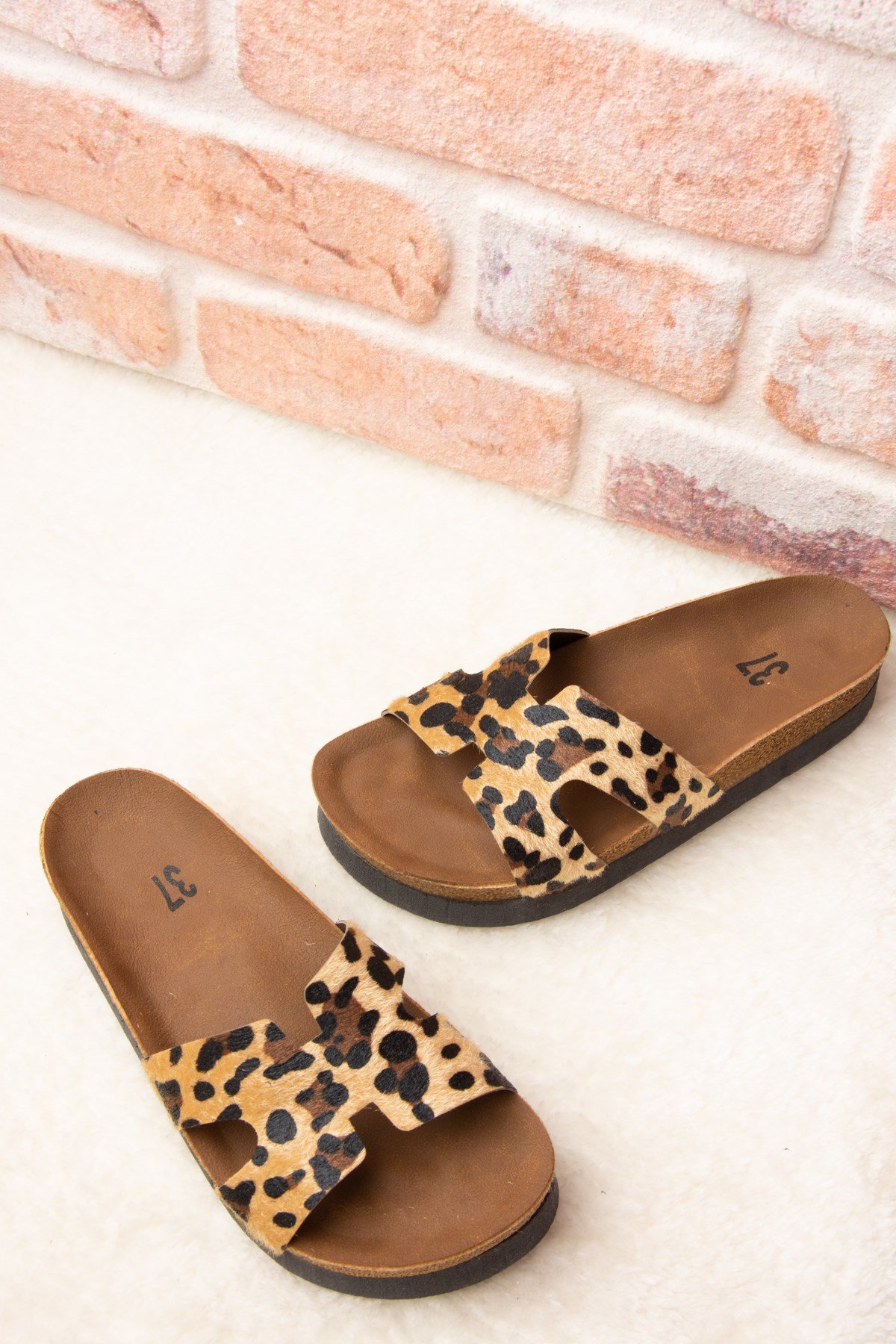 Leopar Kadın Terlik F777771502