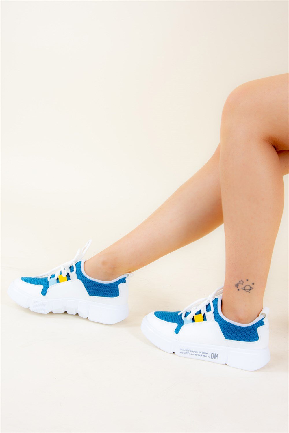 Mavi/Beyaz Kadın Sneakers F328363615