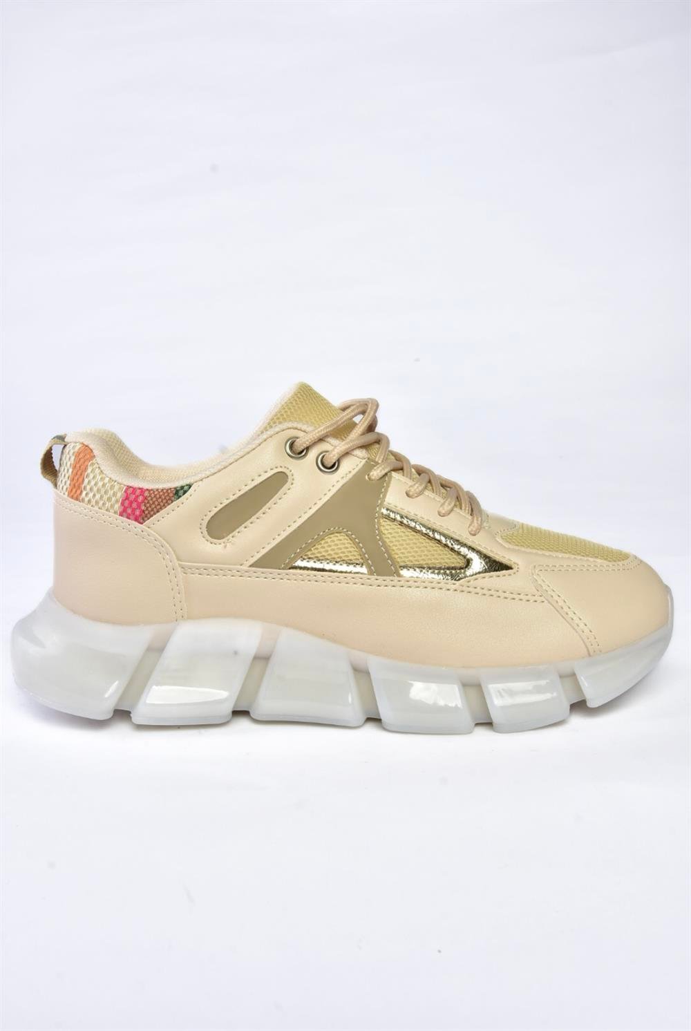 P702017909 Bej Günlük Kadın Spor Ayakkabı Sneakers