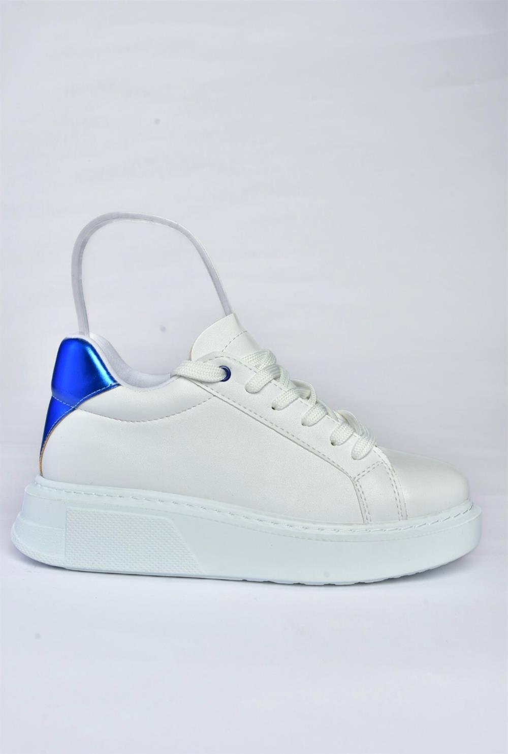 P848231409 Beyaz/Saks Mavi Kadın Spor Ayakkabı Sneakers