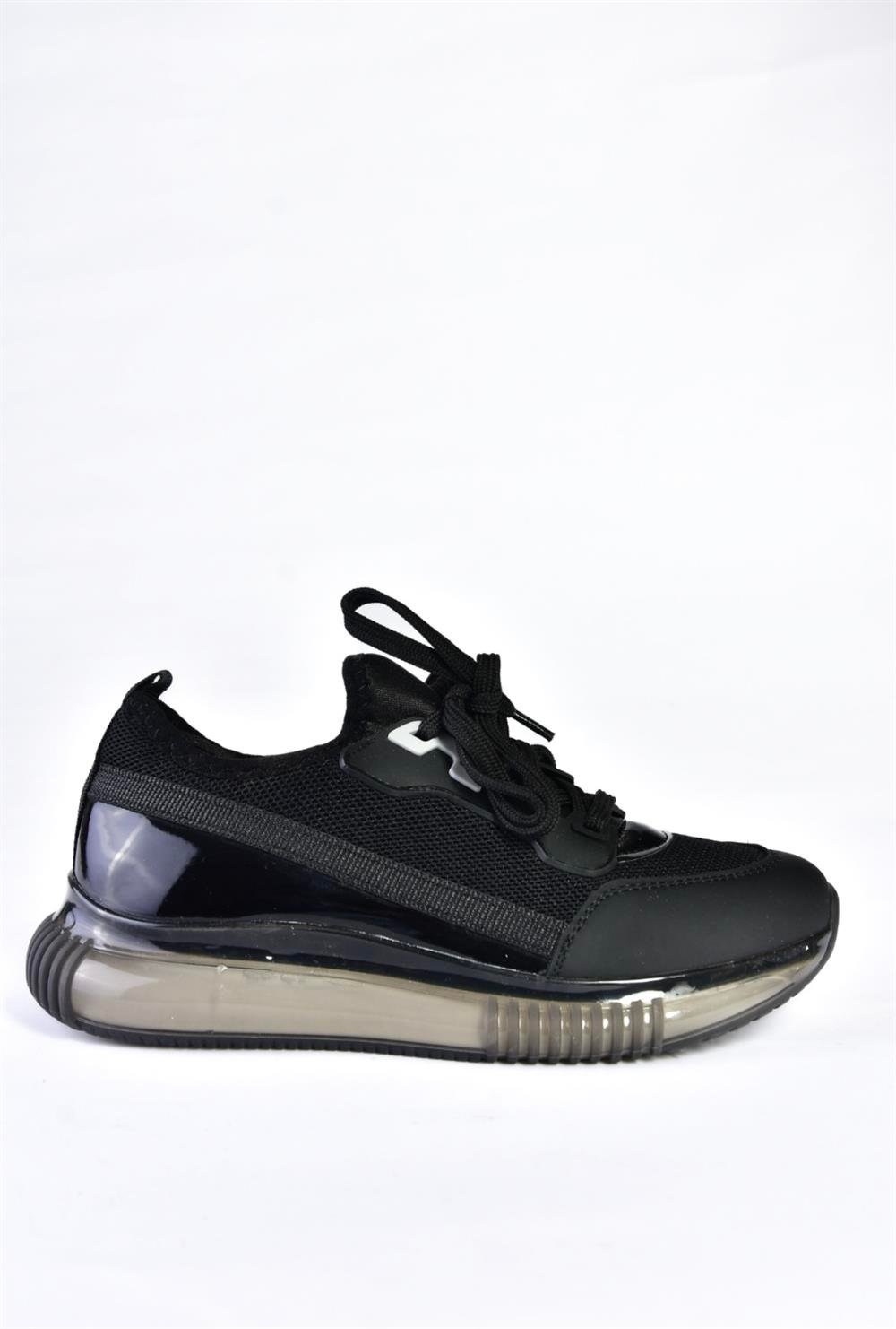 P973016109 Siyah/Siyah Günlük Spor Ayakkabı Sneakers 