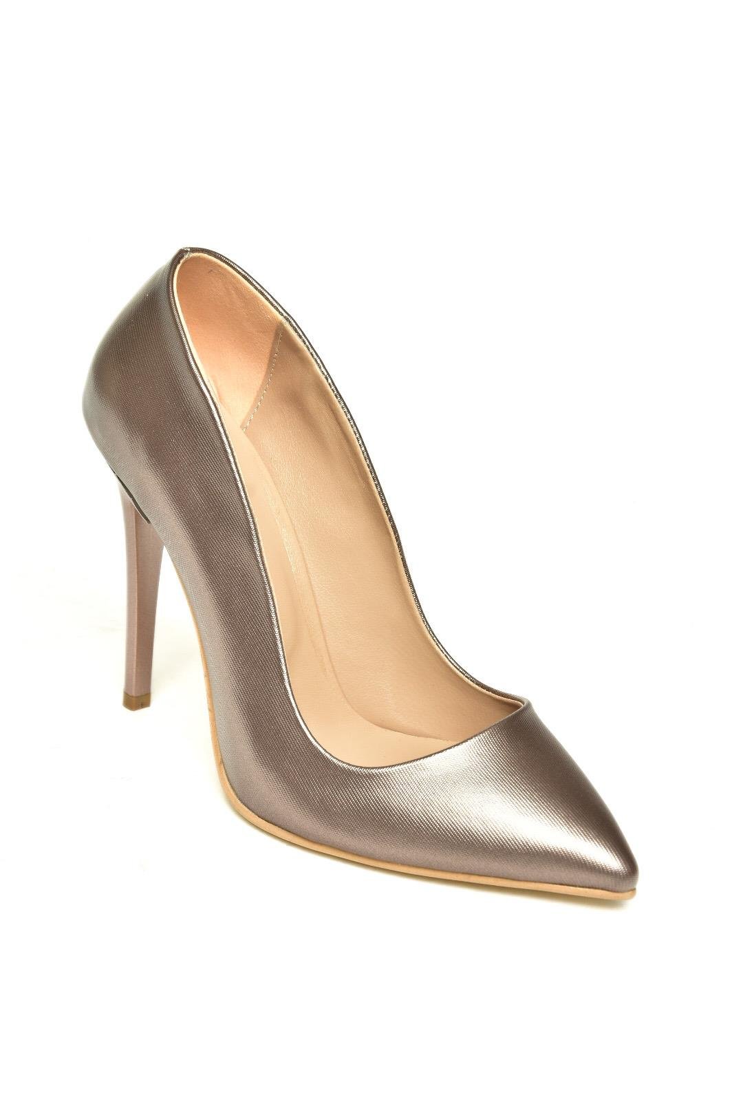 Platin Kadın Topuklu Ayakkabı 8922151909