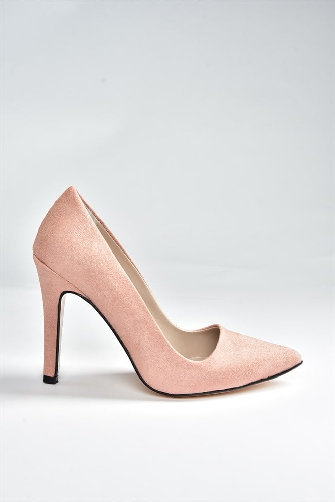 Pudra Süet Kadın İnce Topuklu Stiletto L253971502