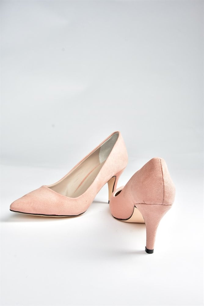 Pudra Süet Kadın İnce Topuklu Stiletto L253970002