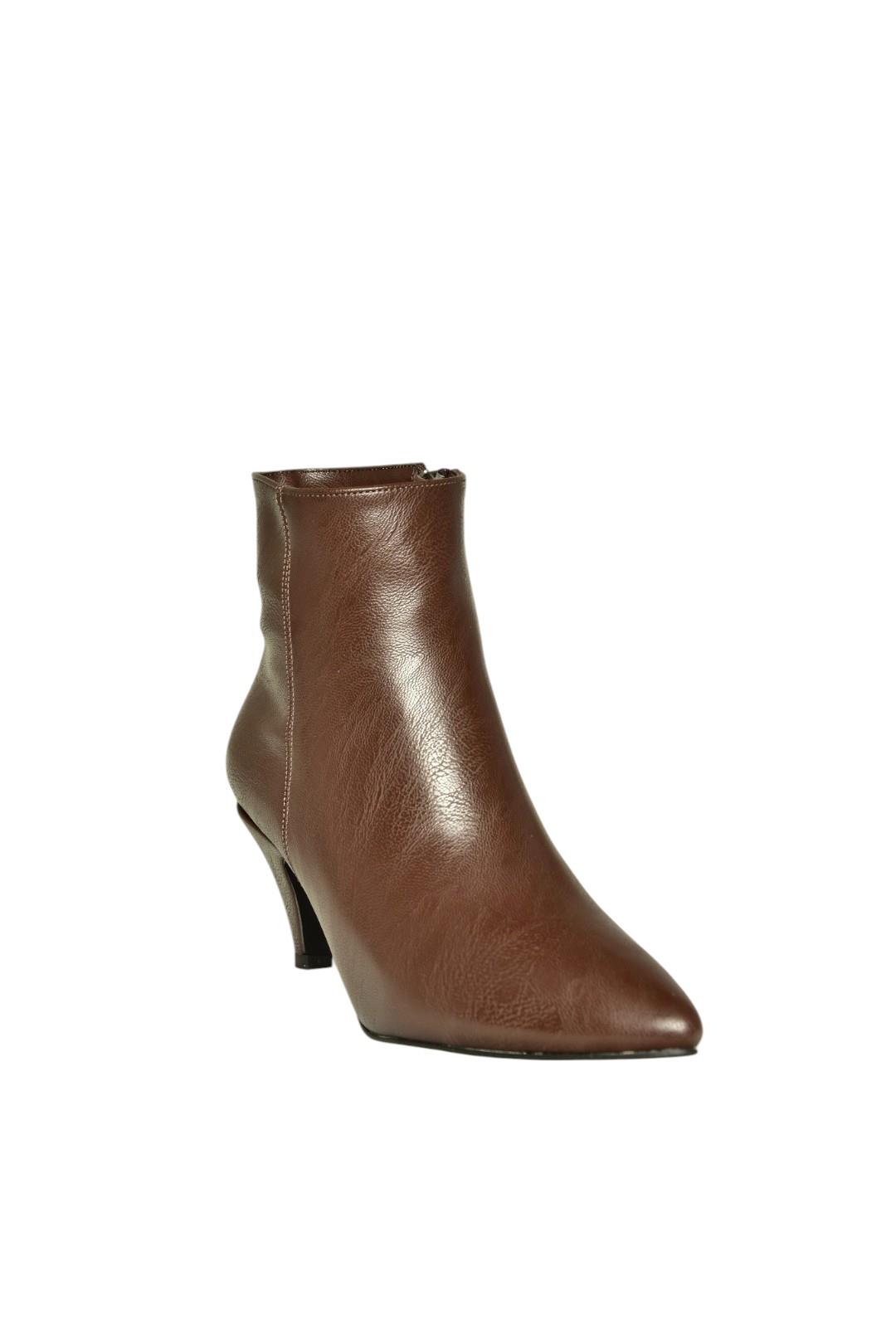 R404710009 Kahverengi Alçak Topuklu Kadın Bot