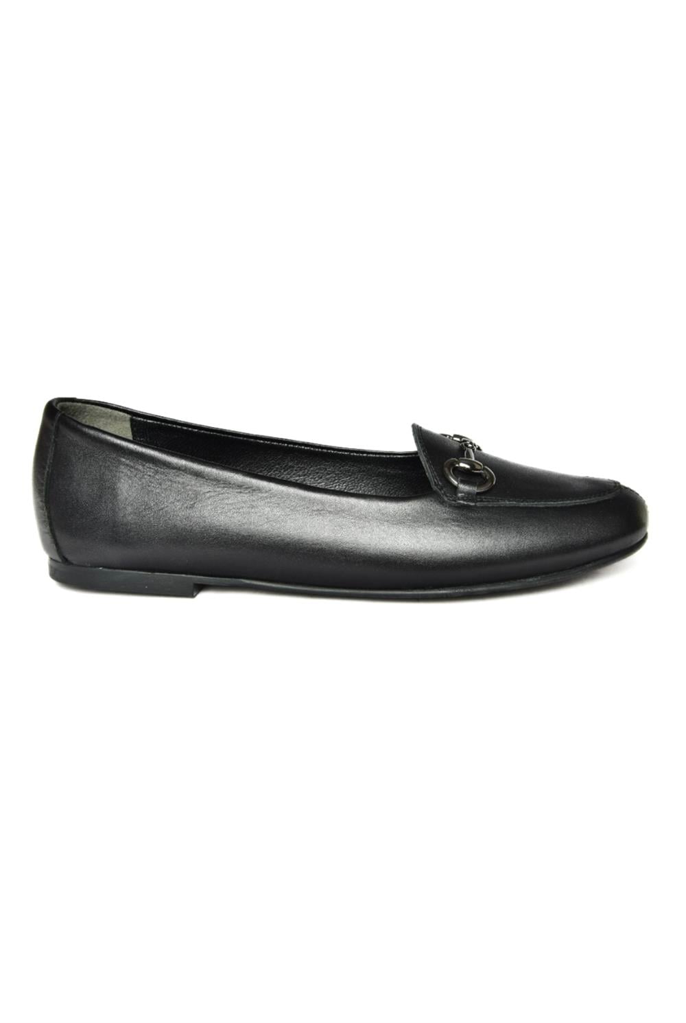R667001403 Siyah Hakiki Deri Babet