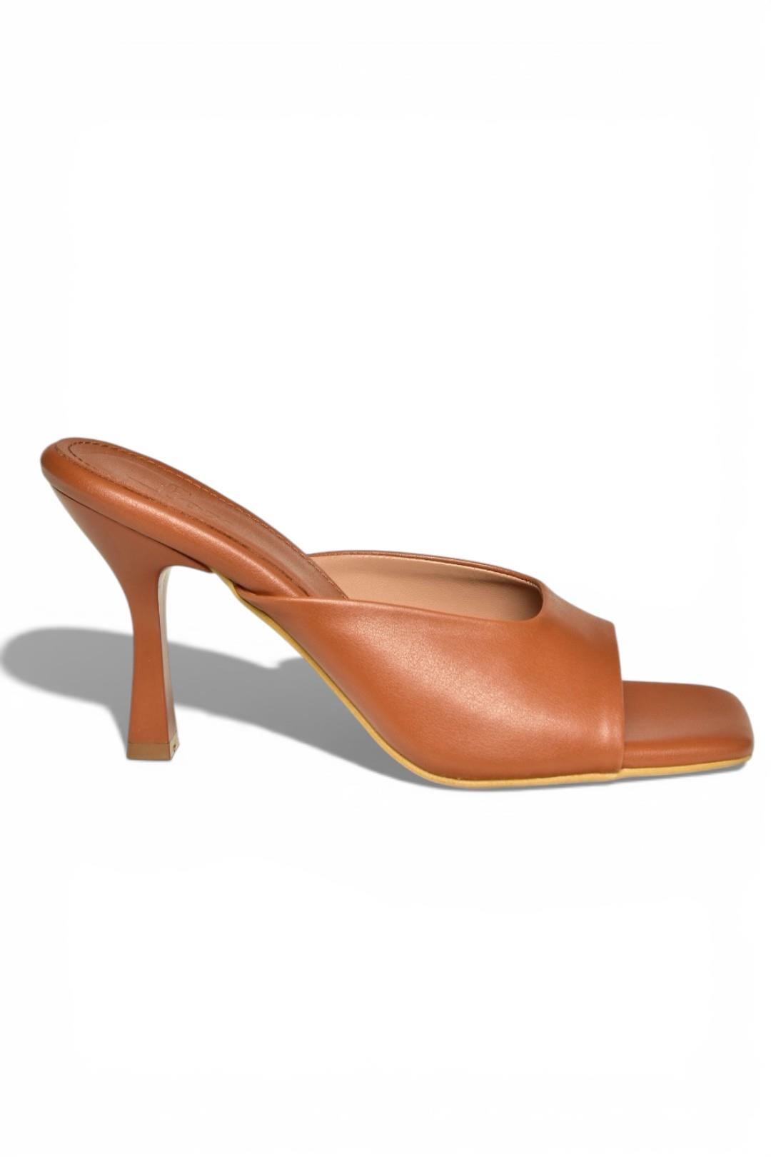 S590033109 Taba İnce Topuklu Kadın Terlik