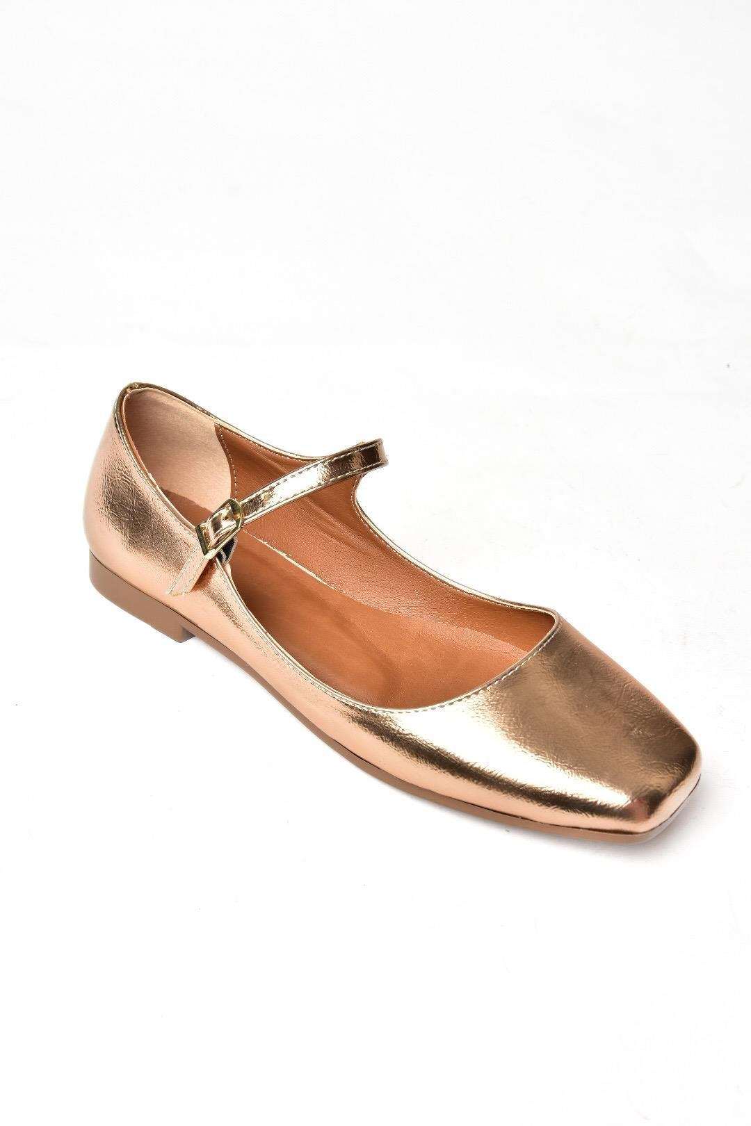 S726252508 Bronz Rugan Kadın Babet