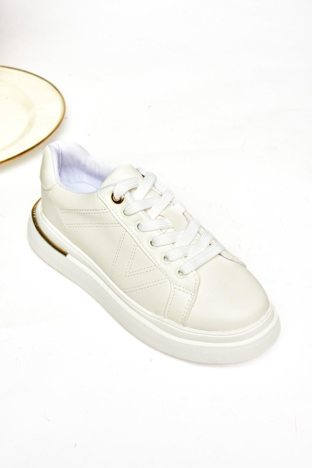 S973111009 Beyaz Spor Ayakkabı Sneakers