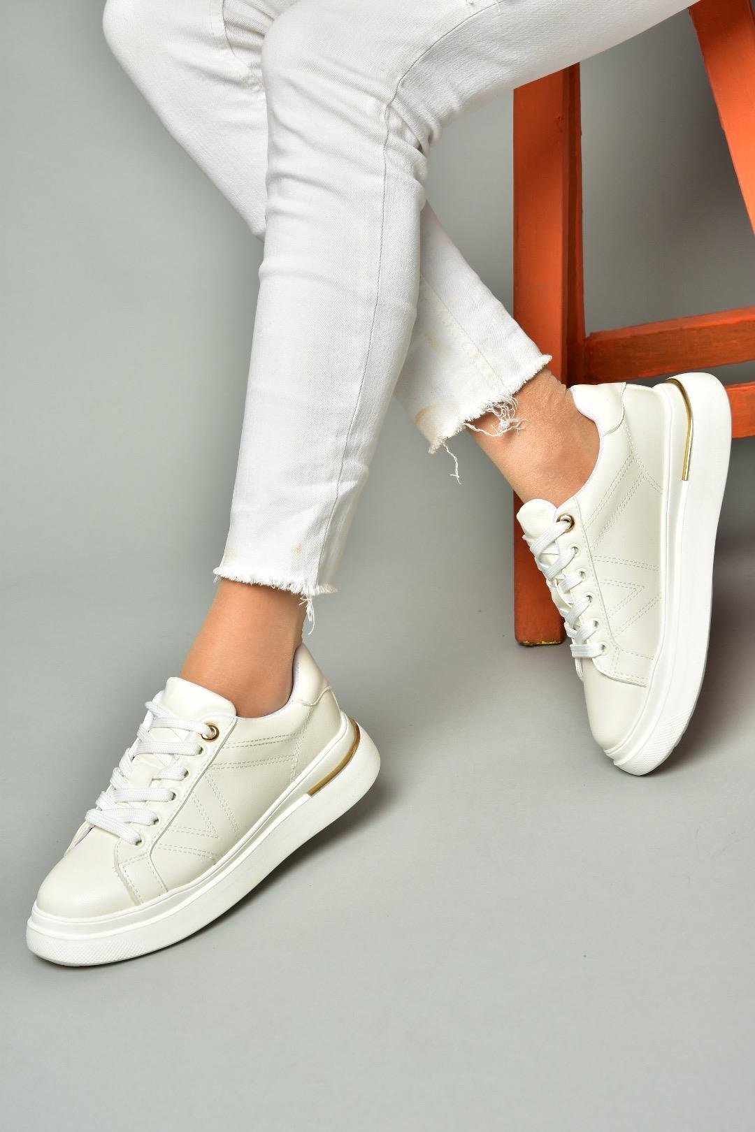 S973111009 Beyaz Spor Ayakkabı Sneakers