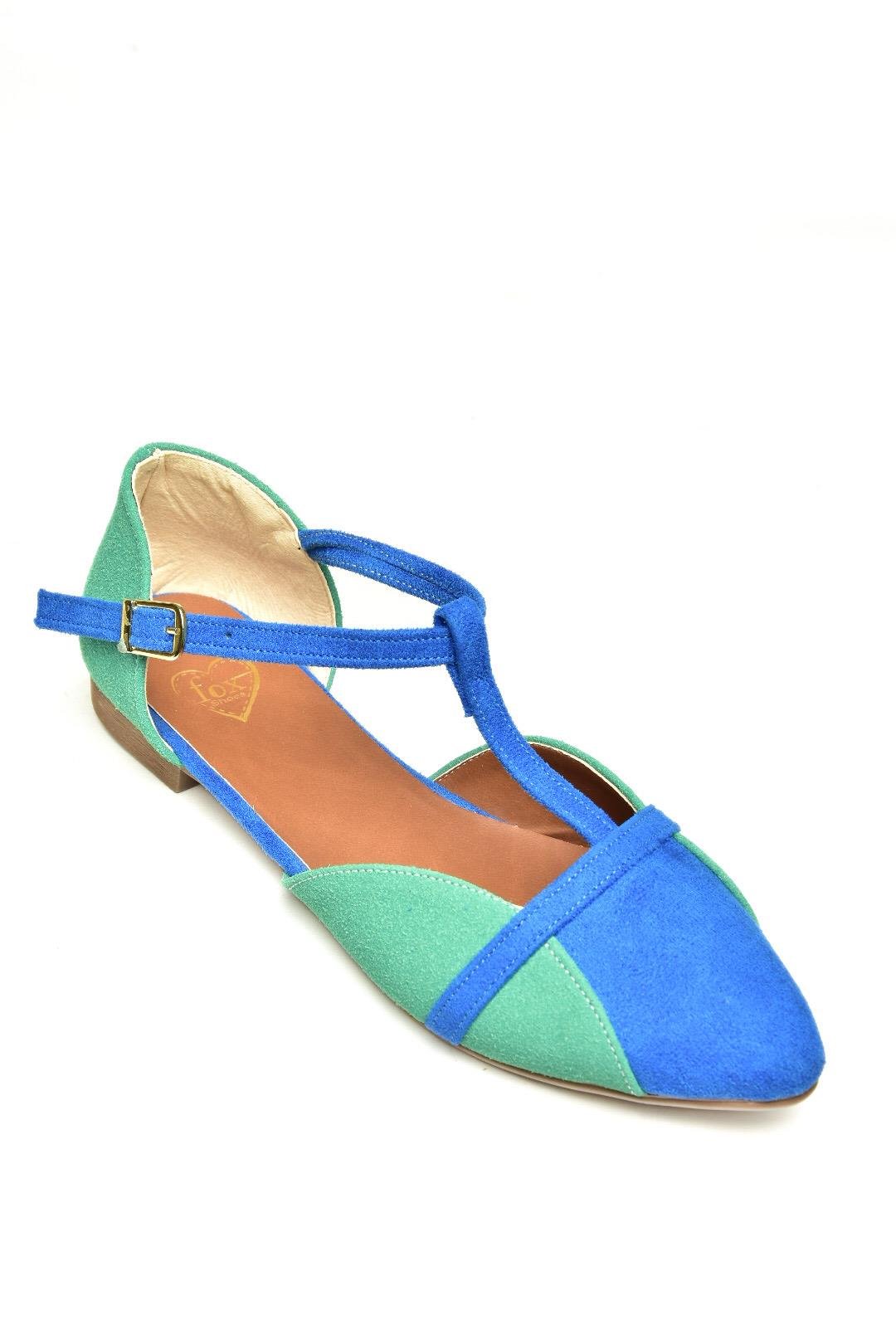 Saks Mavi/Su Yeşili Kadın Babet B726881802