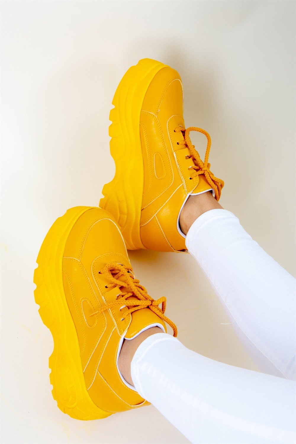 Sarı Kadın Sneakers F267014209