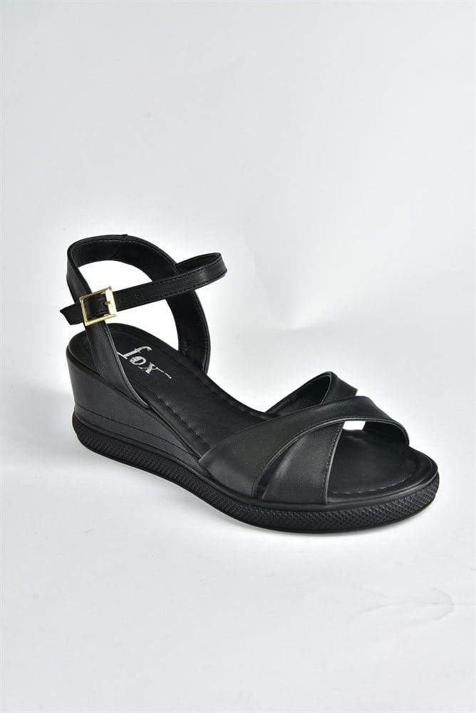 Siyah Dolgu Topuklu Kadın K674305009