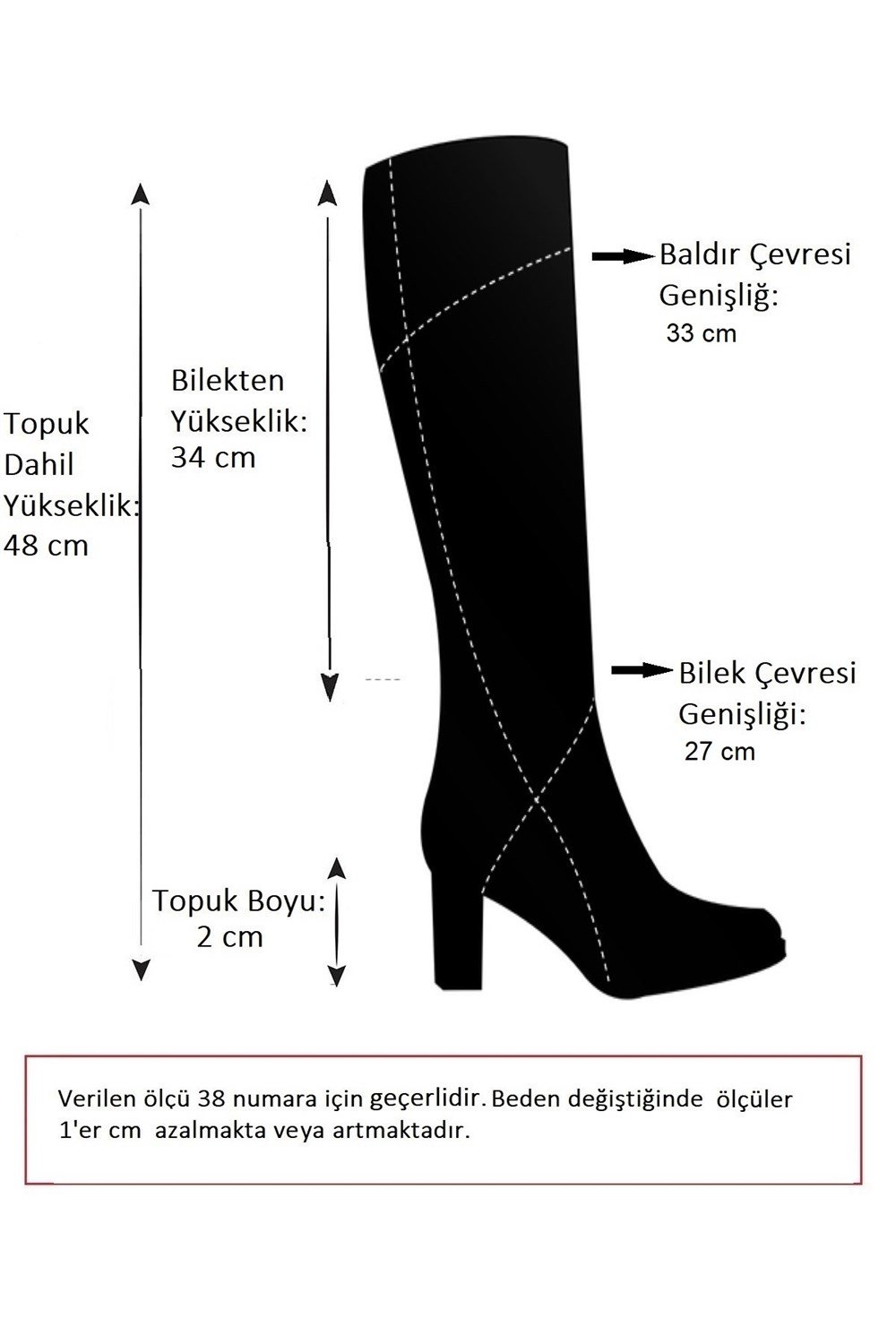 Siyah Kadın Çizme E726561809
