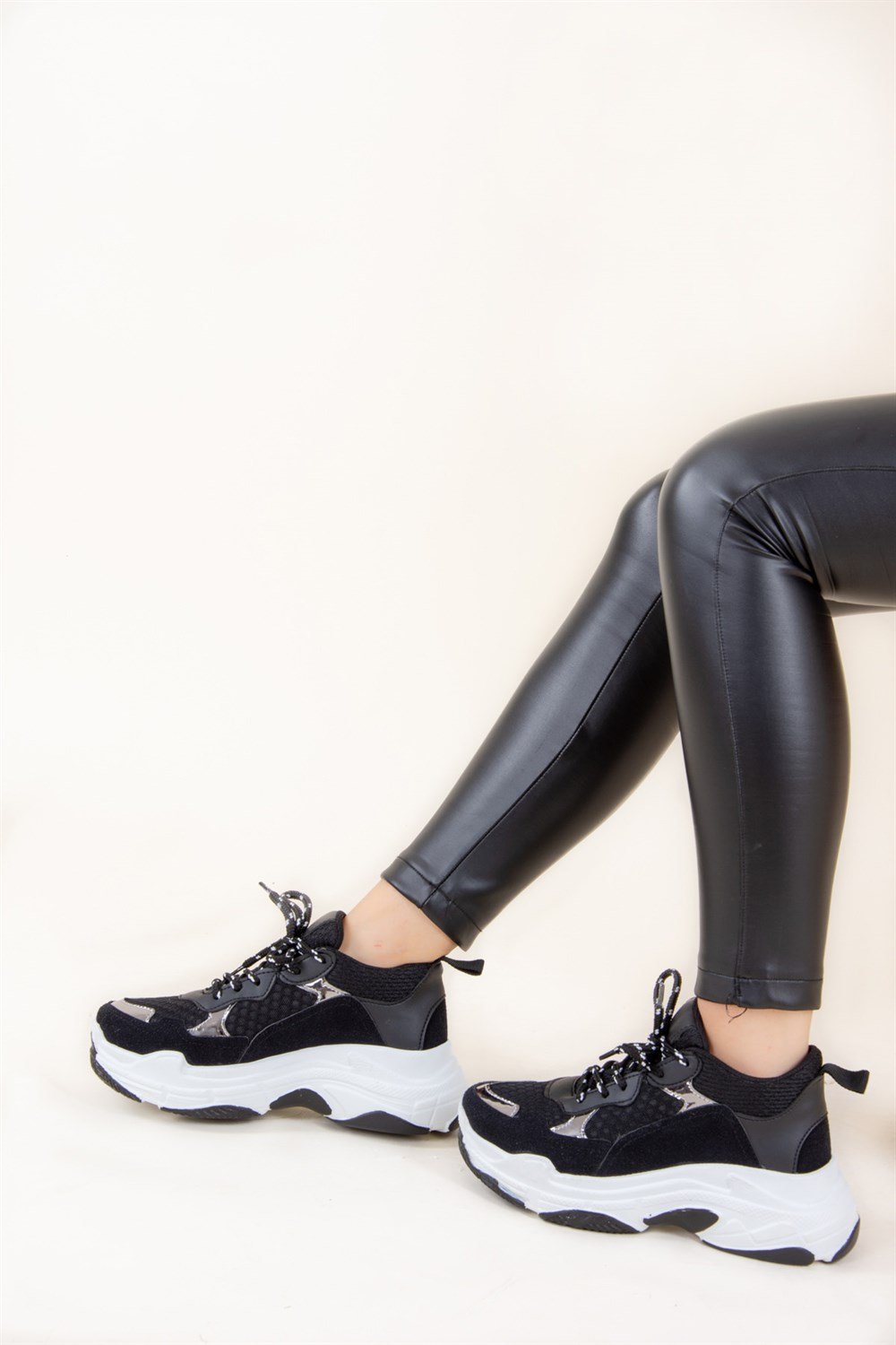 Siyah Kadın Sneakers F267058502