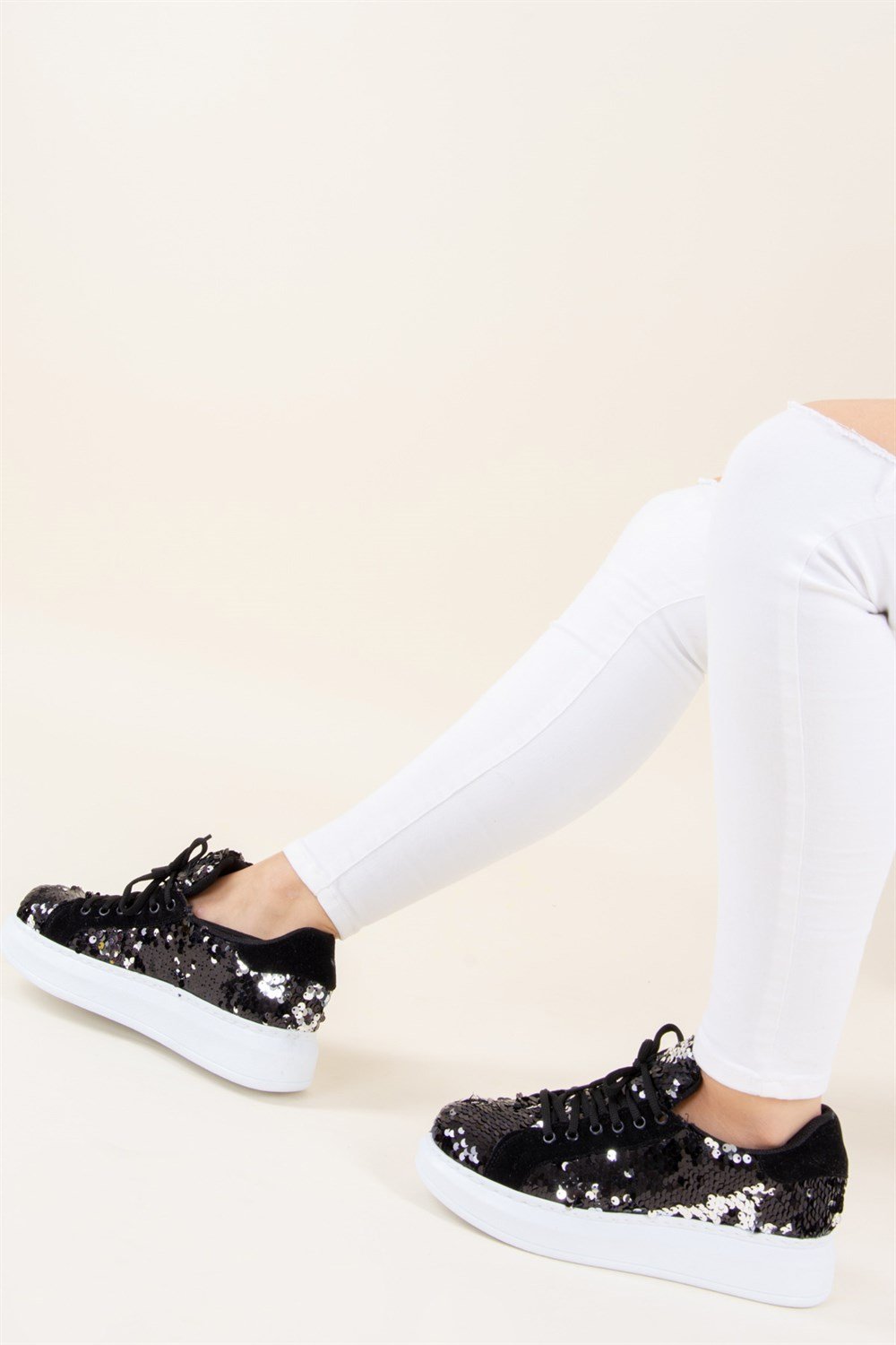 Siyah Kadın Sneakers F270294040