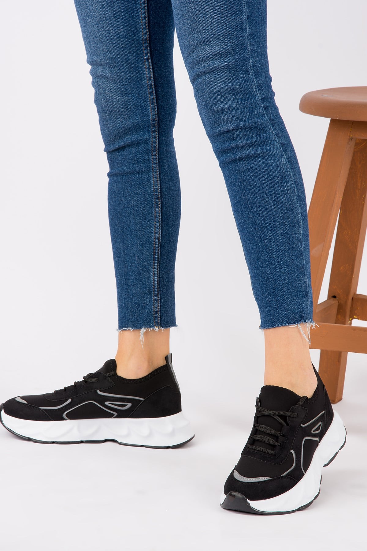 Siyah Kadın Sneakers H820035002
