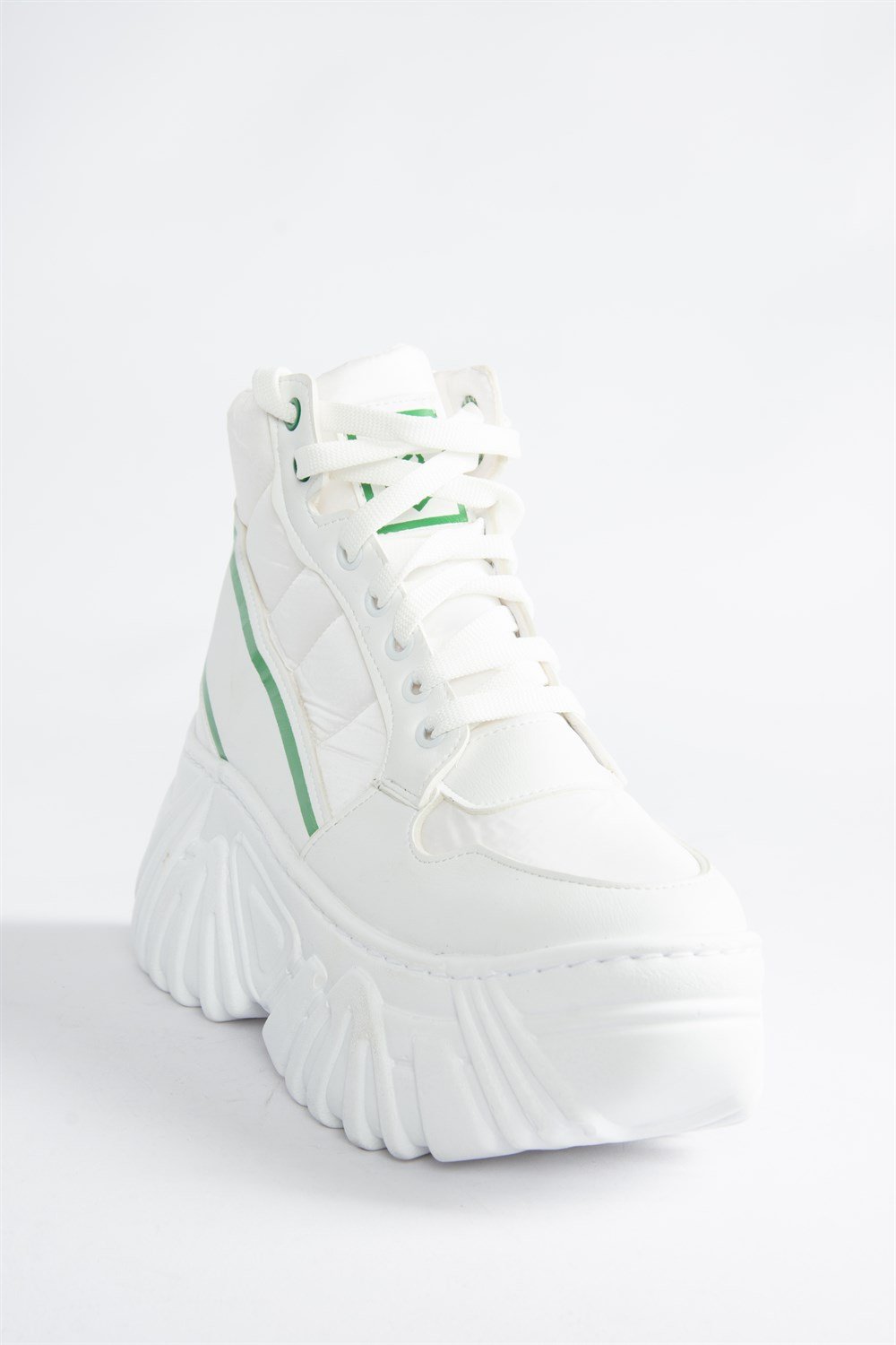 Siyah Yüksek Tabanlı Kadın Sneakers Bot N973115009