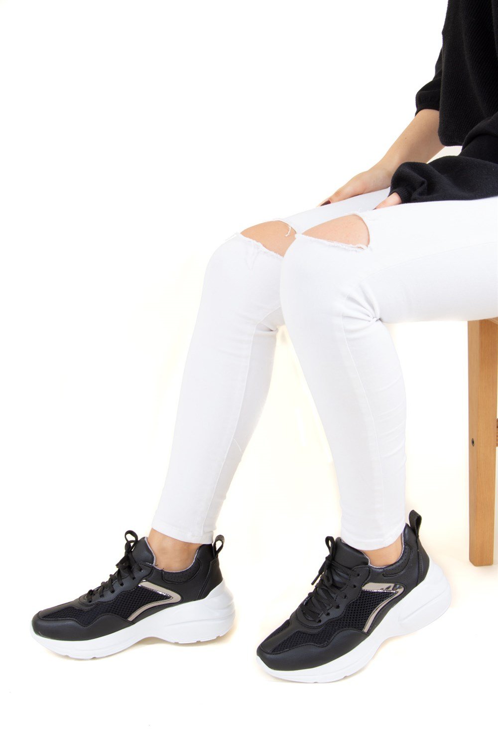 Siyah/Platin Kadın Sneakers F288058109