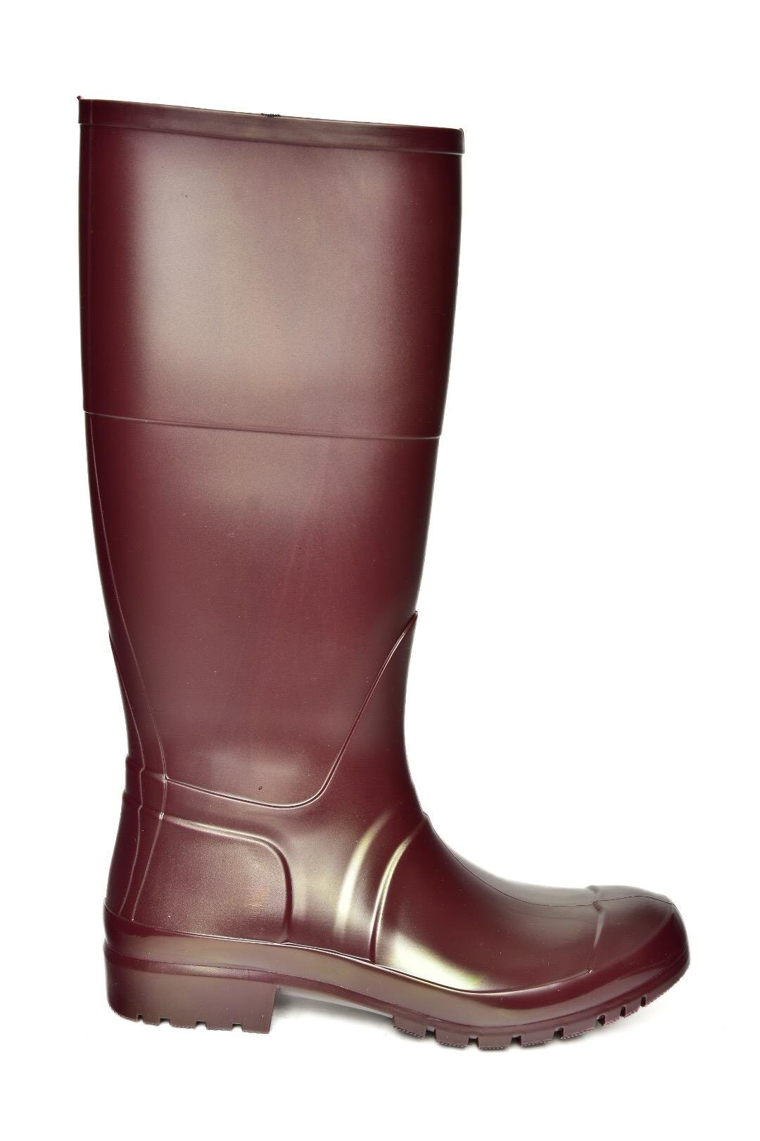 T858704009 Bordo Yağmur Çizmesi 