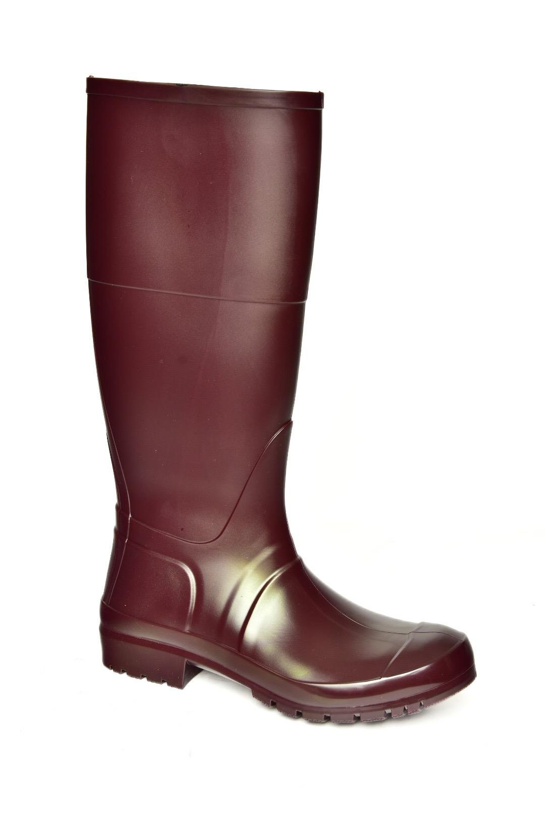 T858704009 Bordo Yağmur Çizmesi 