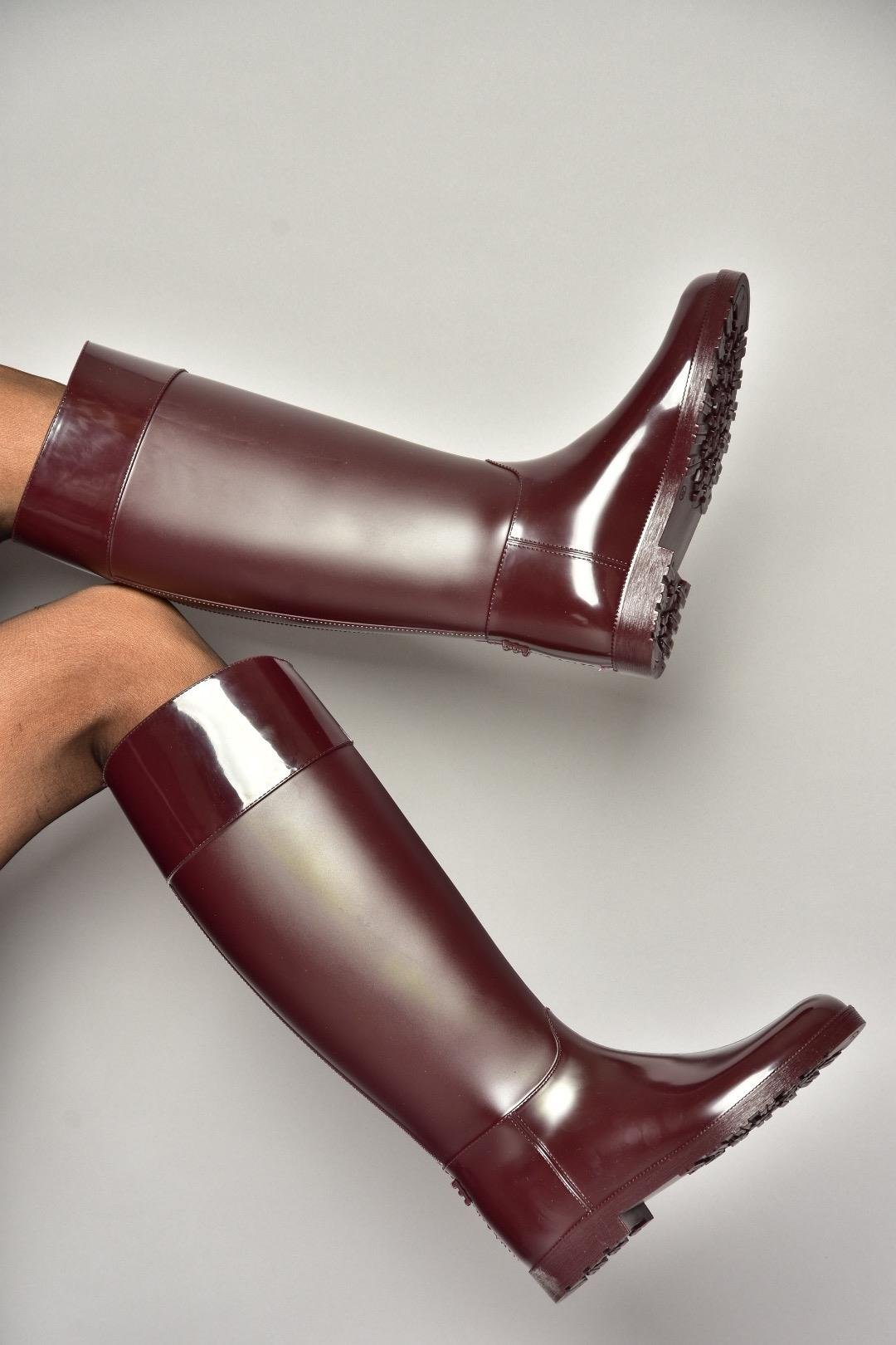 T858712109 Bordo Yağmur Çizmesi 