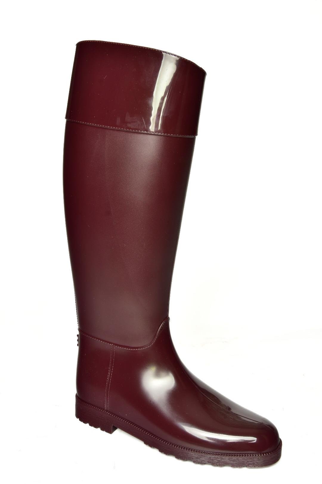 T858712109 Bordo Yağmur Çizmesi 