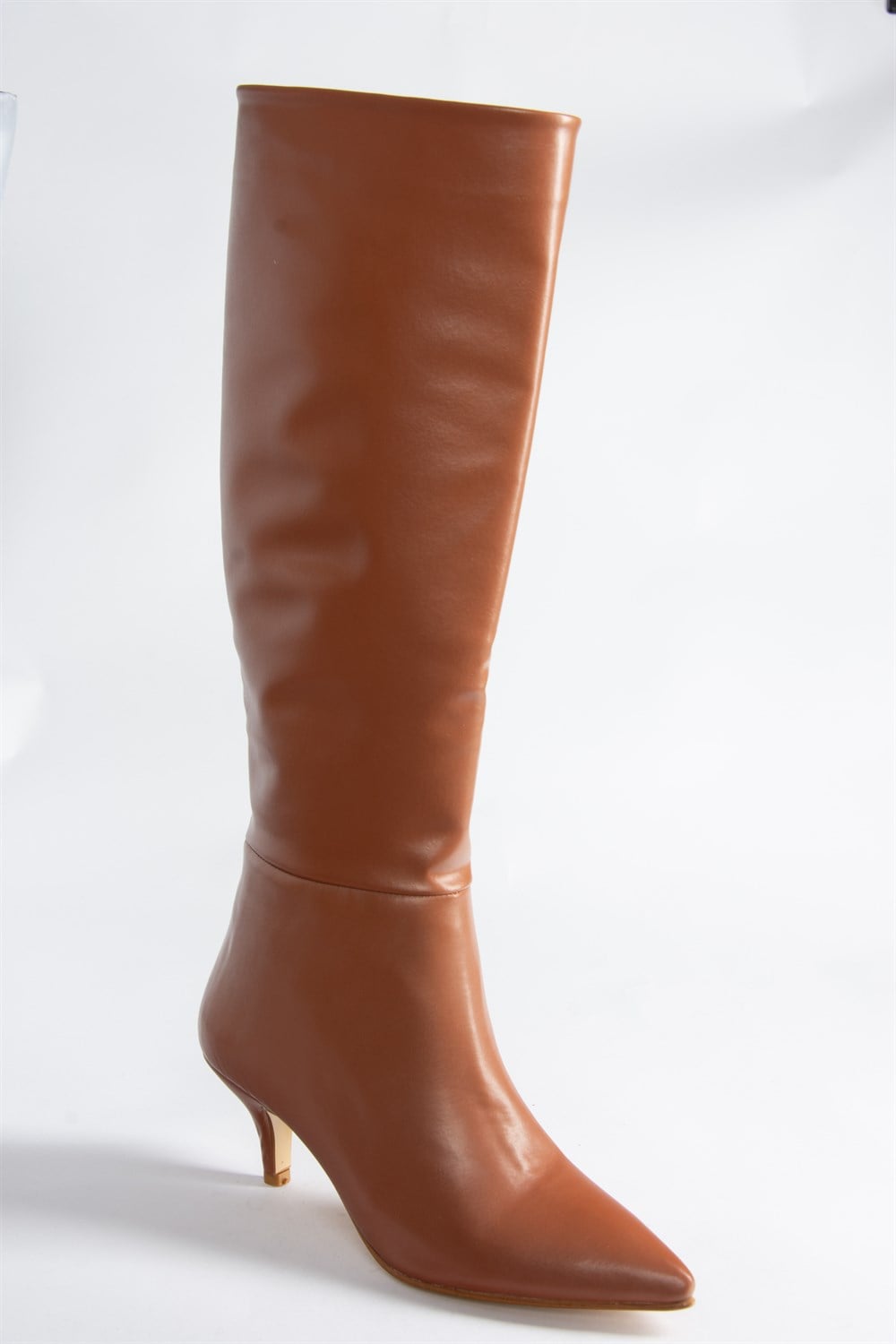 Taba Alçak Topuklu Kadın Çizme J749205309