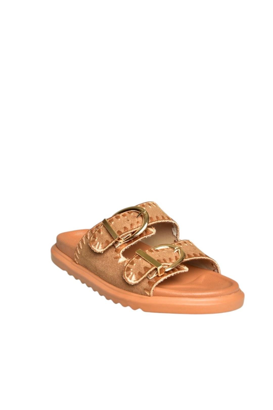 U267146202 Taba Süet Kadın Terlik