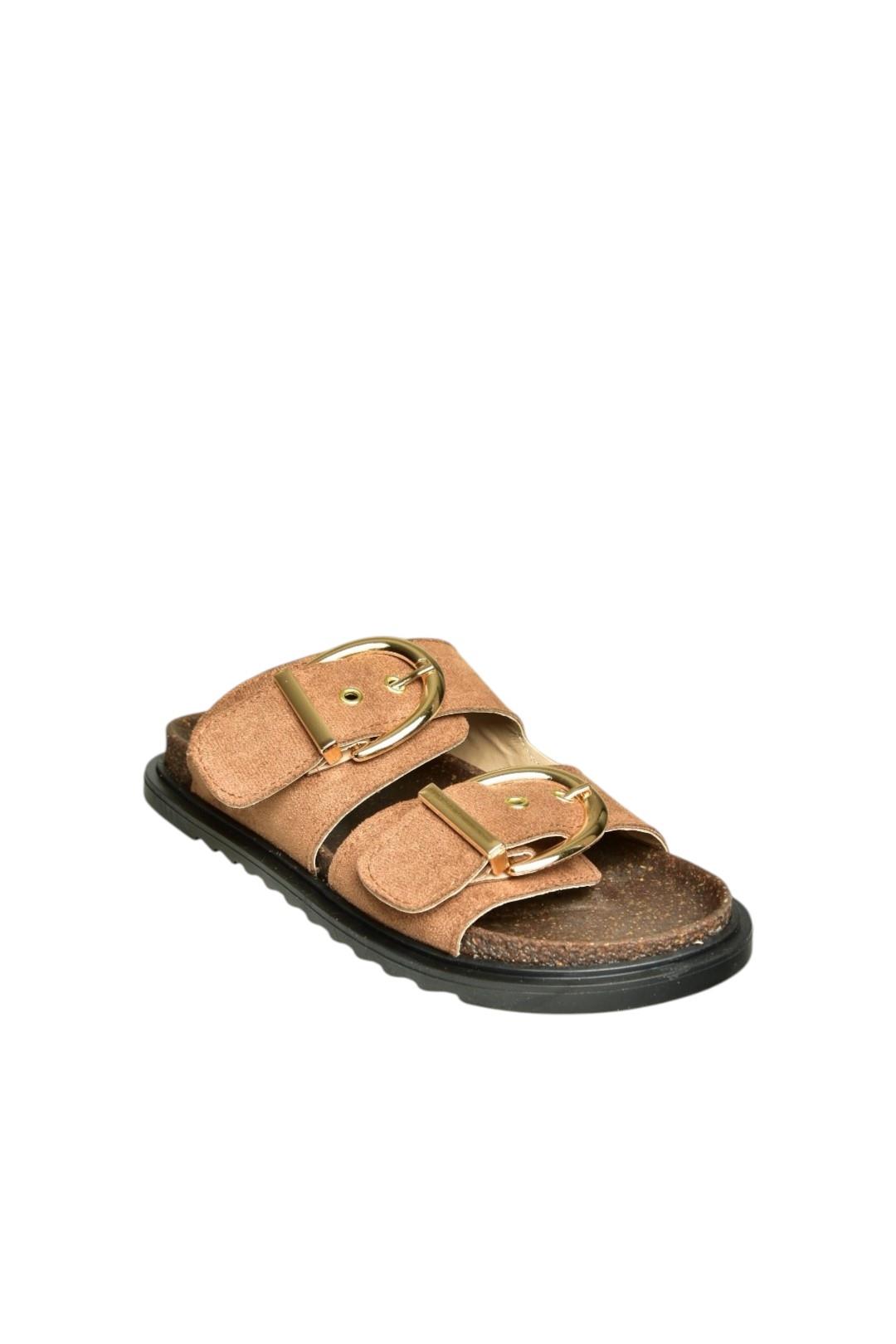 U267732702 Taba Süet Kadın Terlik