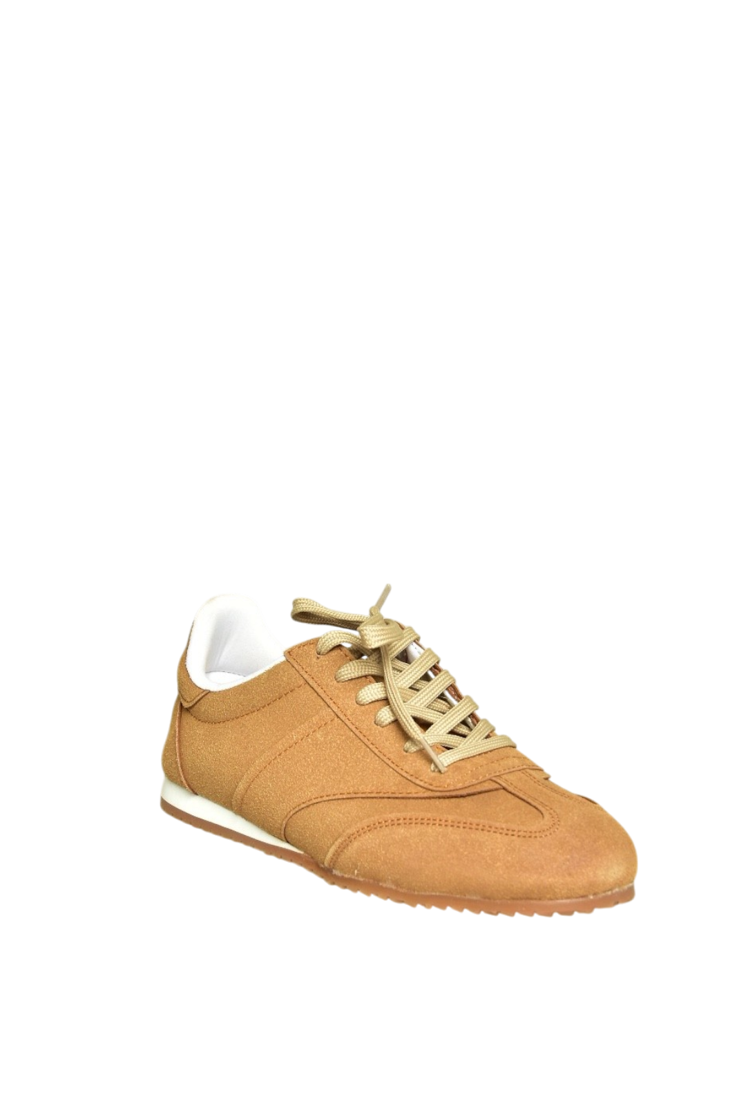 U652846202 Taba Süet Kadın Spor Ayakkabı Sneakers