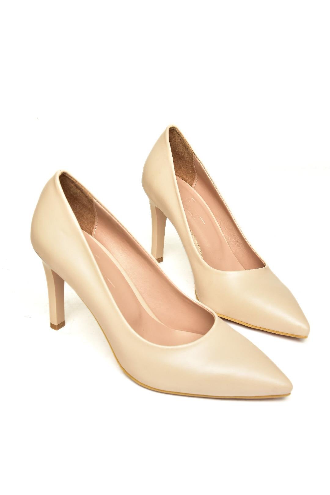 U676082009 Ten İnce Topuklu Kadın Stiletto Ayakkabı