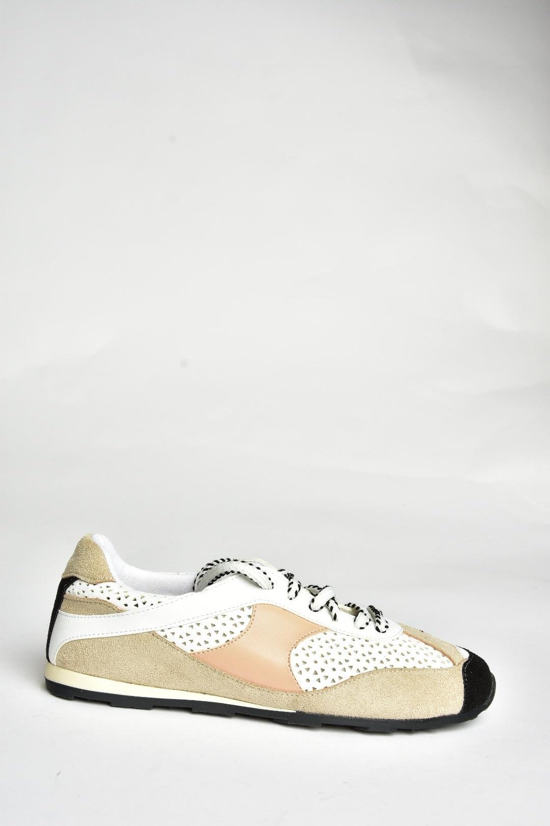 U973657309 Beyaz/Siyah Spor Ayakkabı Sneakers