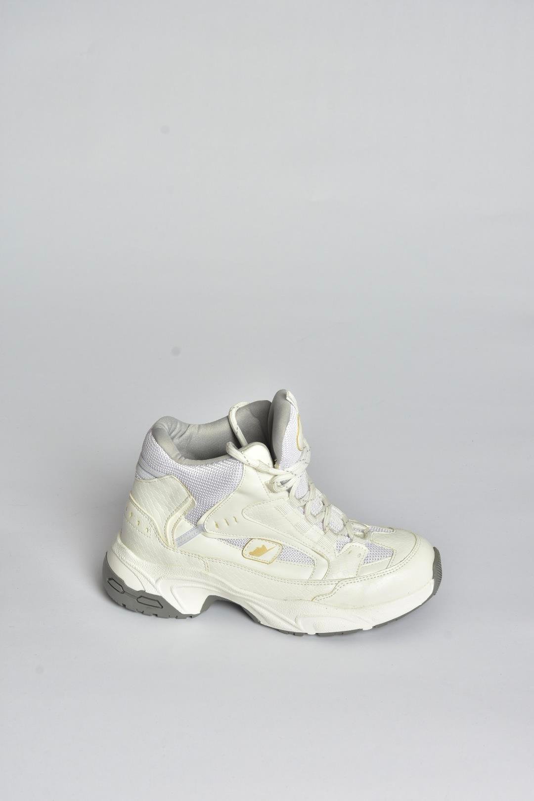 V312415009 Beyaz Bilekli Spor Ayakkabı Sneakers