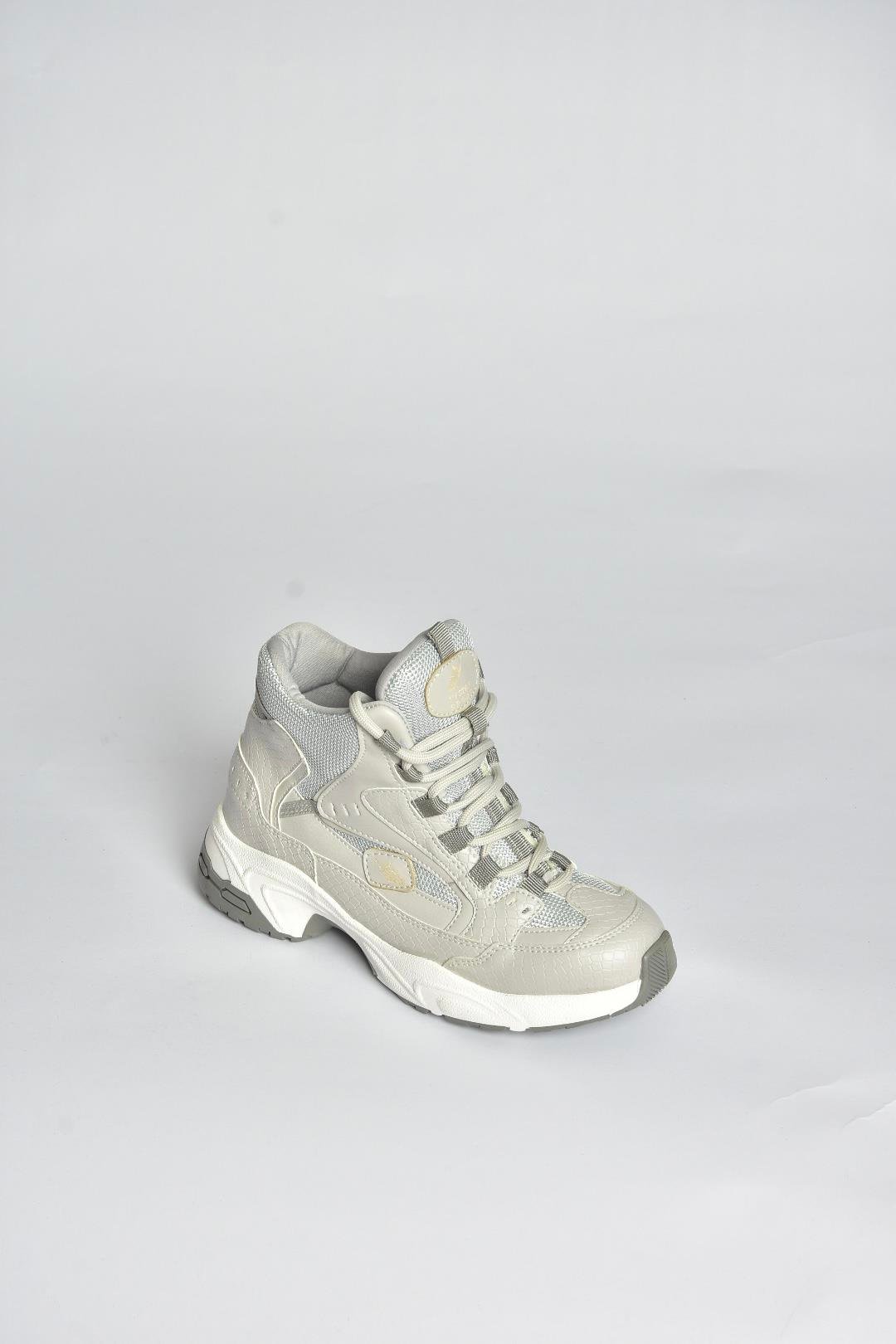 V312415009 Gri Bilekli Spor Ayakkabı Sneakers