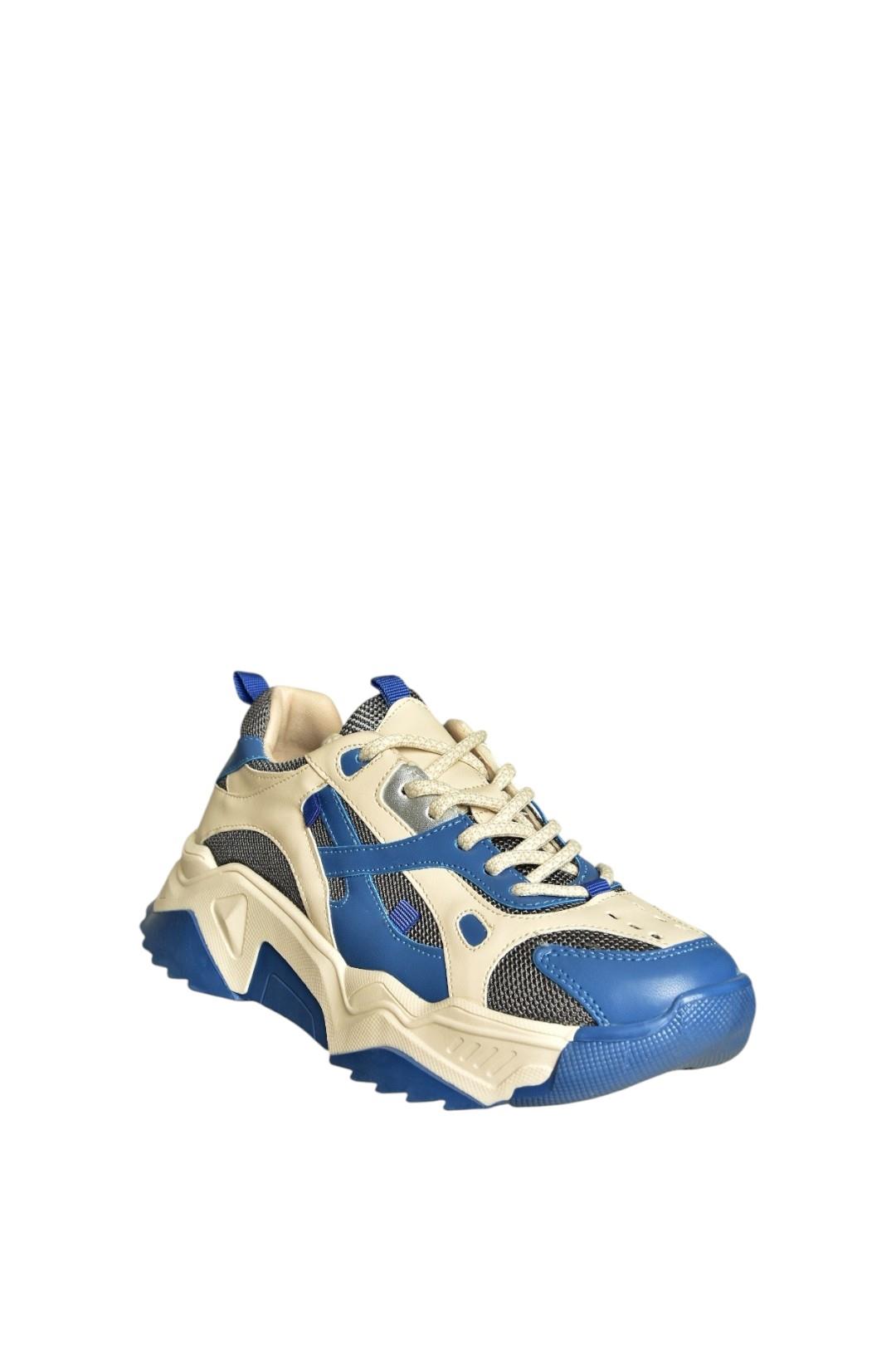 V312613509 Mavi/Bej Spor Ayakkabı Sneakers