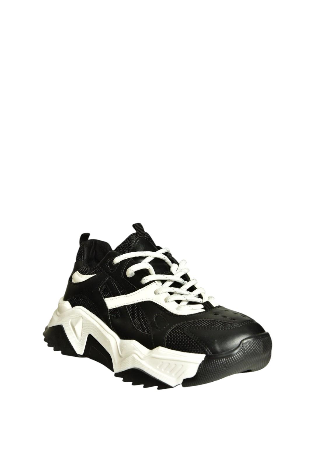 V312613509 Siyah/Beyaz Spor Ayakkabı Sneakers