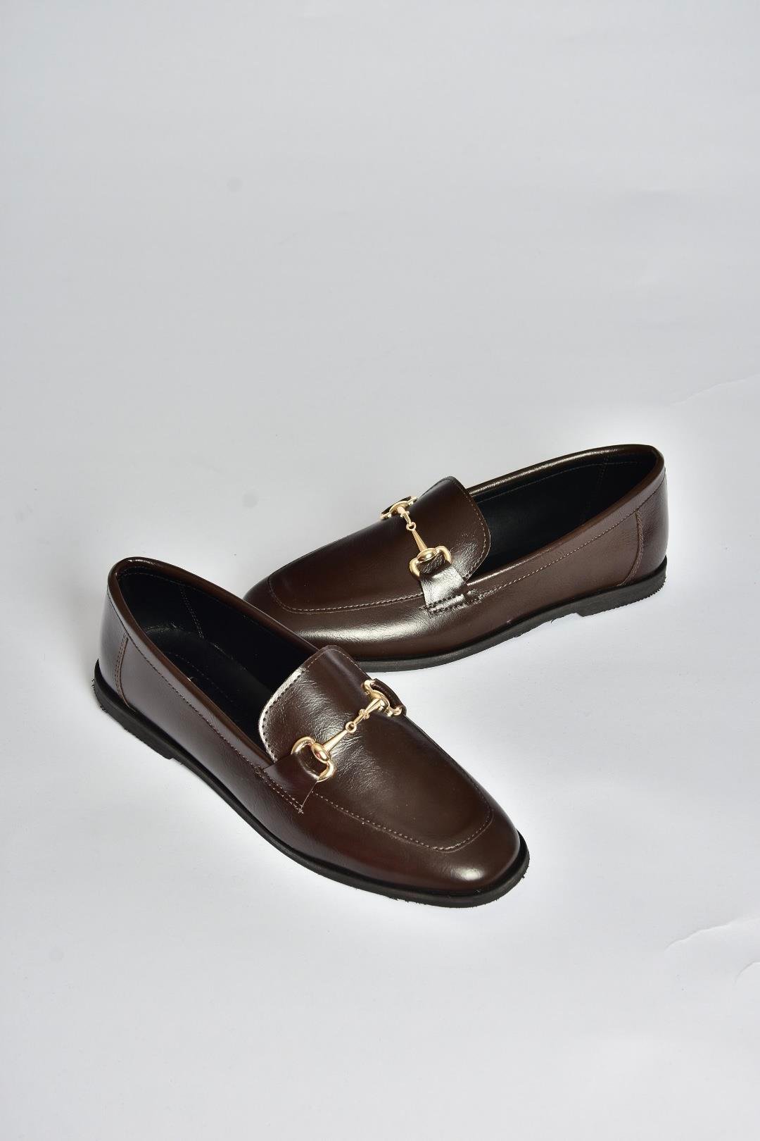 V404360309 Kahverengi Günlük Kadın Ayakkabı