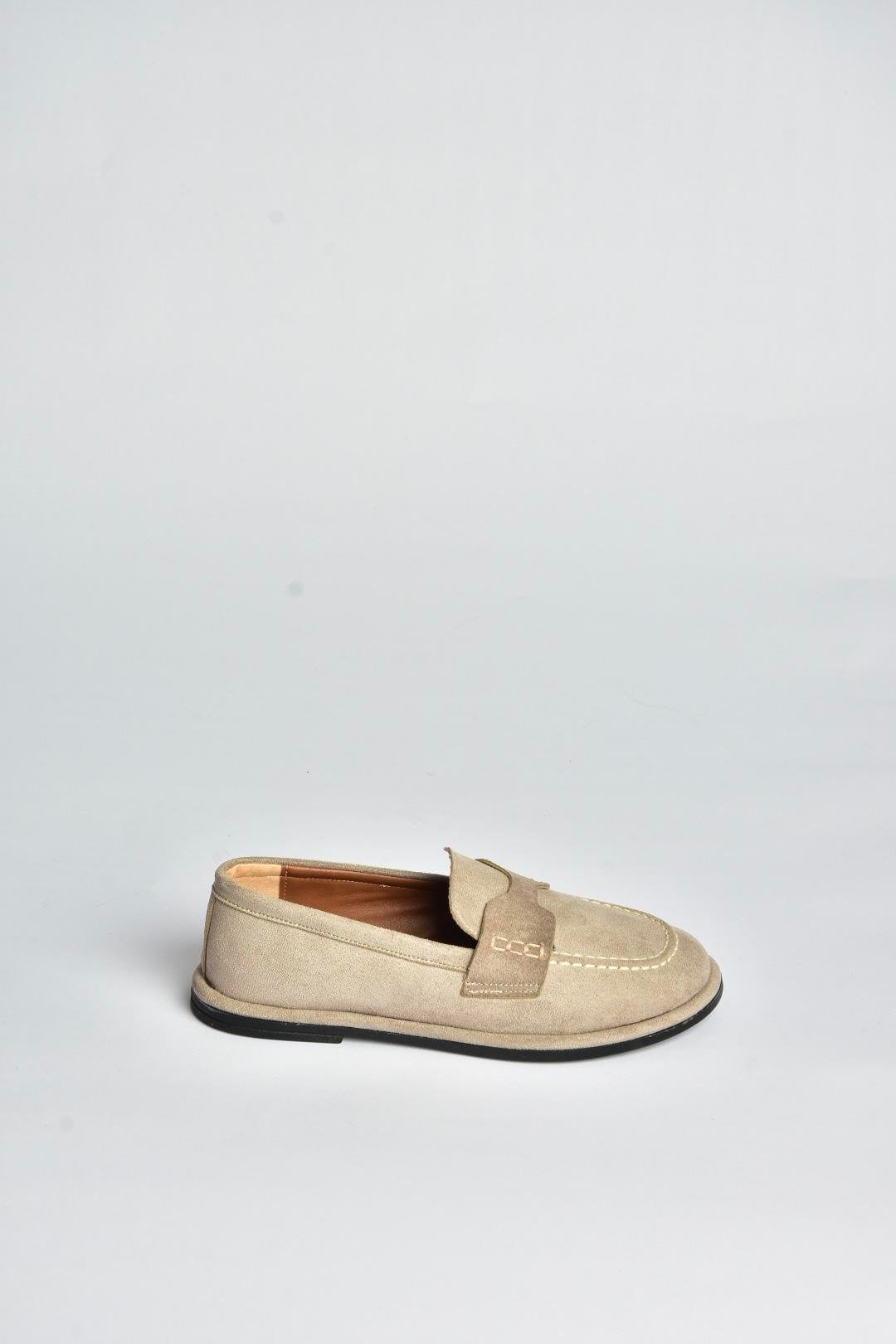 V846872102 Vizon Süet Günlük Kadın Ayakkabı