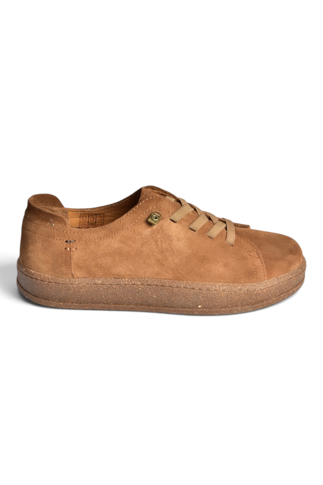 V999060502 Taba Hakiki Deri Süet Kadın Spor Ayakkabı Sneakers